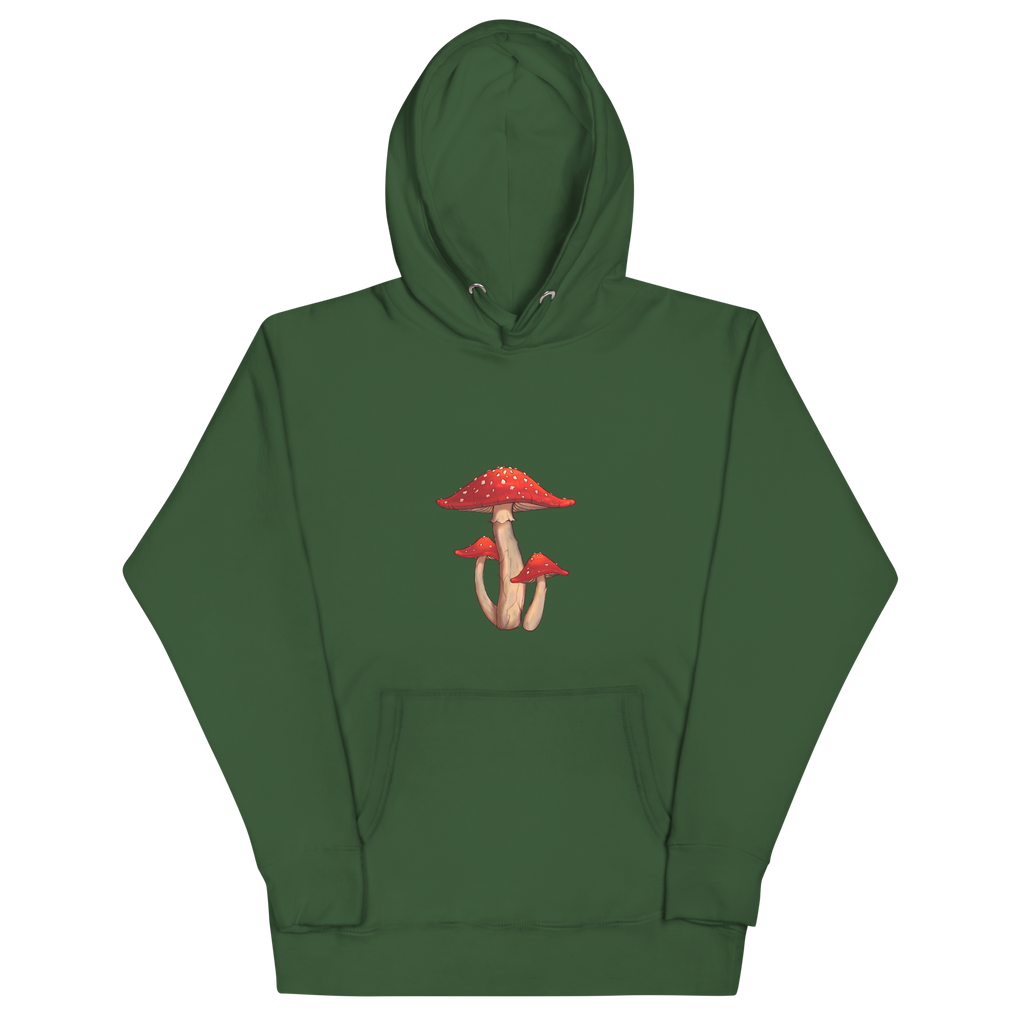 Red Cap Mushroom Hoodie