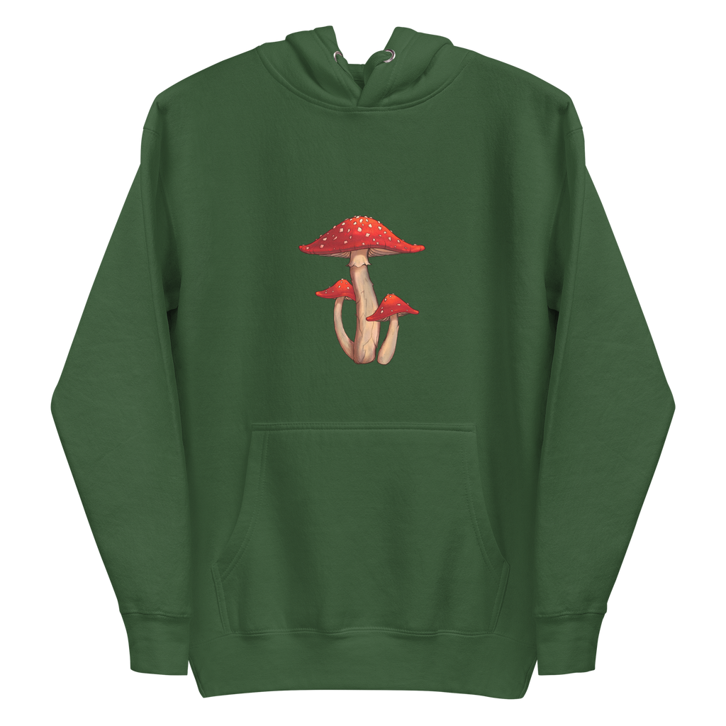 Red Cap Mushroom Hoodie